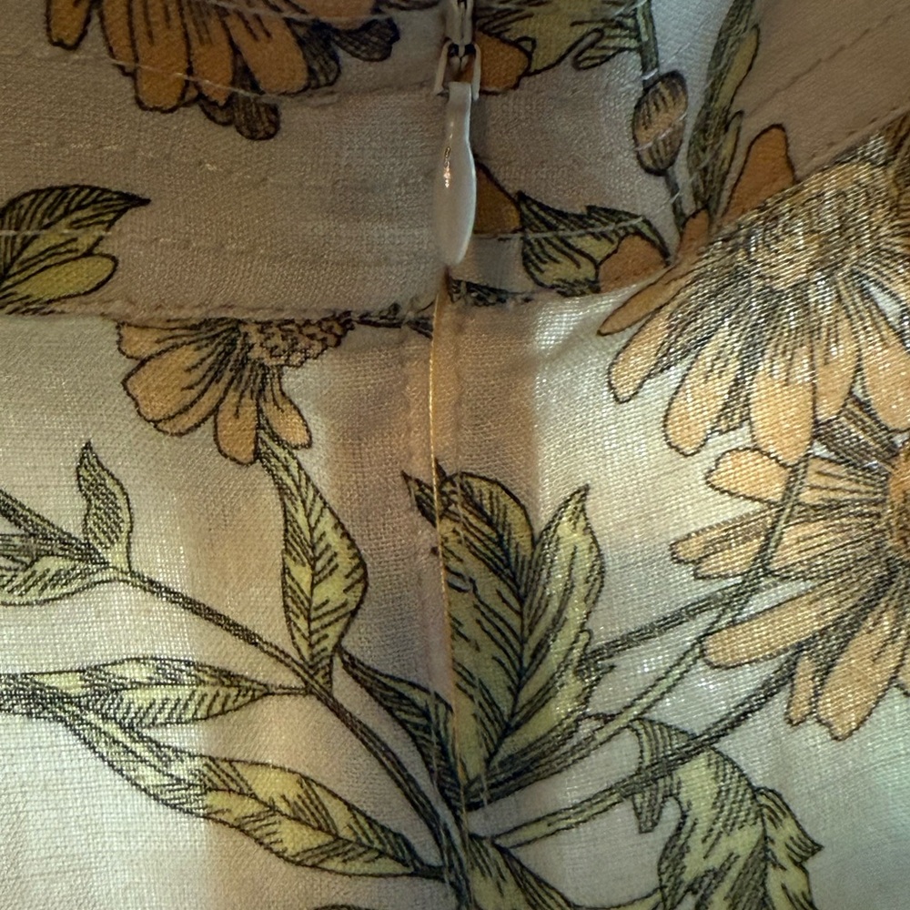 Anthropologie “Significant Other” Floral Print Maxi with Yellow & Green Accents - Picture 2 of 4